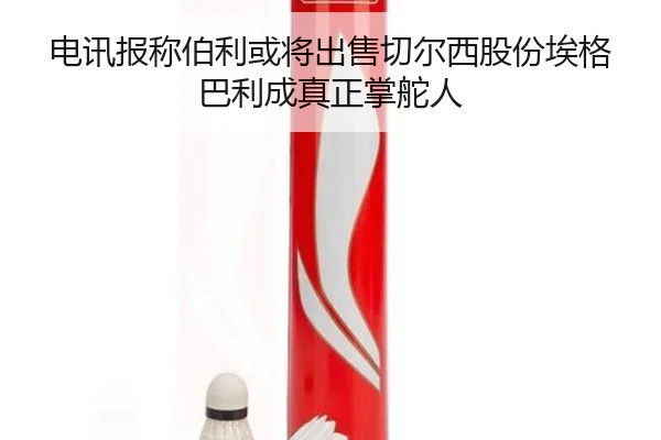 电讯报称伯利或将出售切尔西股份埃格巴利成真正掌舵人 - BWIN